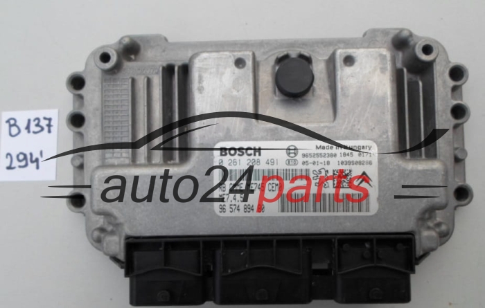 KOMPUTER STEROWNIK SILNIKA CITROEN C4 1.6 BOSCH 0 261 208 491, 0261208491, 96 574 894 80, 9657489480, 9652552380, 1039S08286 ME7.4.5