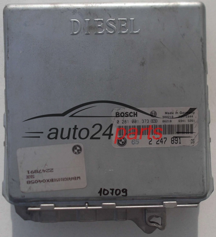 KOMPUTER STEROWNIK SILNIKA BMW 5 E39 525 TDS BOSCH 0281001373, 0 281 001 373, 2247891, 2247891, 28RTE044