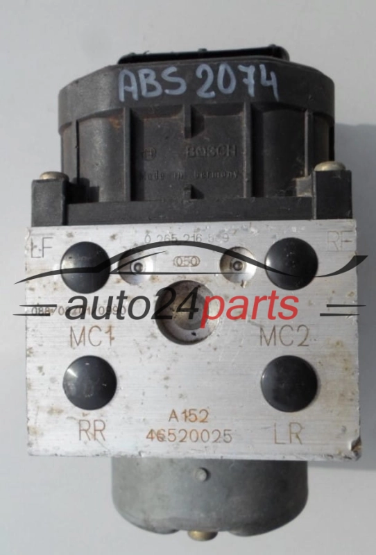 ABS POMPA I STEROWNIK FIAT SEICENTO BOSCH 0 265 216 569,  46520025