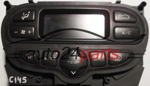 PANEL OGRZEWANIA STEROWNIK NAWIEWU REGULATOR KLIMATRONIK PEUGEOT 307 BEHR 92054 01, GKR 9140010385, 96430991XT, 96430991 XT, 96 430 991 XT - C145