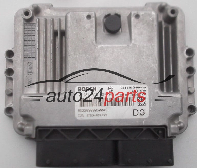 CALCULATEUR MOTEUR HONDA CIVIC 2.2 CDTI BOSCH 0 281 013 407,  CDG 37820-RSS-E22