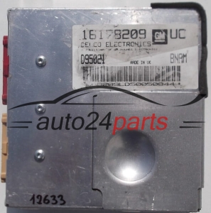MOTORSTEUERGERÄT ECU STEUERGERAT OPEL TIGRA 1.6 16178209 UC, 16178209UC, D95021, BNAM