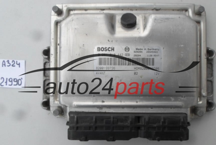 KOMPUTER STEROWNIK SILNIKA RENAULT MEGANE 1.9 DTI BOSCH 0 281 010 442, 0281010442, 8200199726, HOM 8200049306
