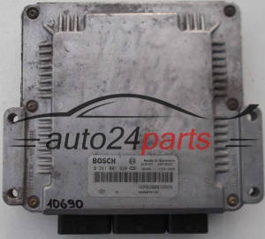 MOTORSTEUERGERÄT ECU STEUERGERÄT RENAULT 1.9 DCI BOSCH 0 281 001 934, 0281001934,  HOM 8200039569, 8200078730