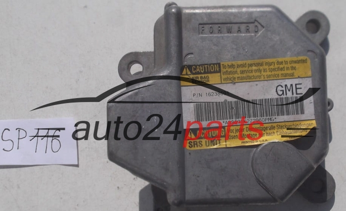 STEROWNIK MODUL PODUSZEK POWIETRZNYCH OPEL SINTRA 16238691 GME