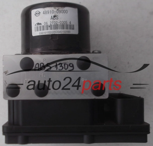 ABS HYDRAULIK-AGGREGAT MIT STEUERGERAET SSANG YONG KYRON ACTYON REXTON 48910-09000, 4891009000, ATE 06.2102-0305.4, 06210203054, 06.2109-0659.3, 06210906593