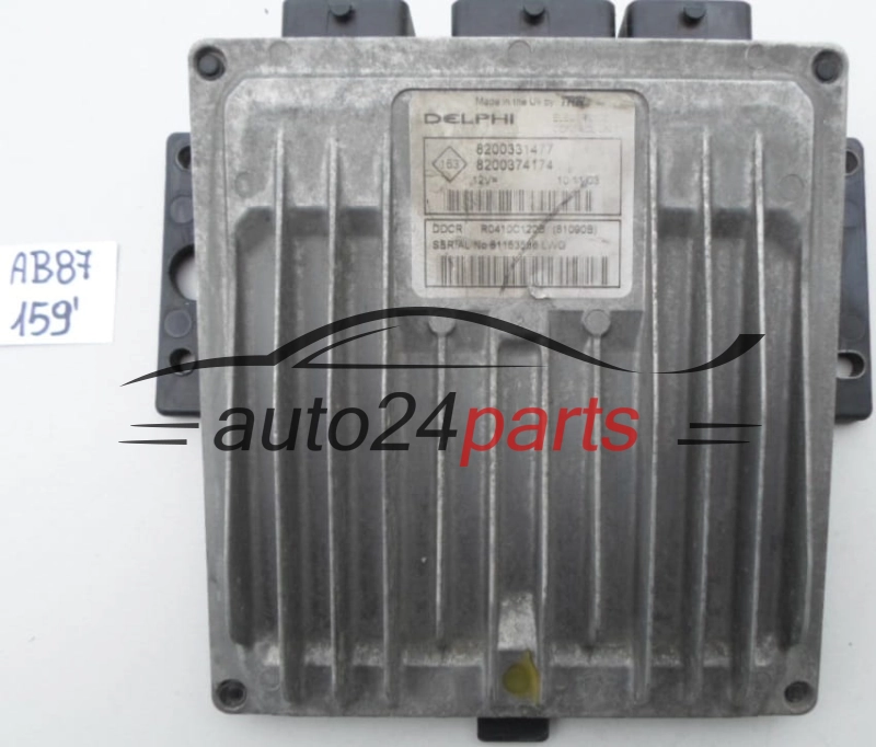 KOMPUTER STEROWNIK SILNIKA RENAULT CLIO 1.5 DCI R0410C120B, 8200331477, 8200374174 