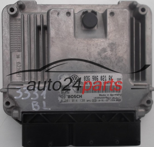 calculateur moteur pour vw volkswagen touran  1.9 tdi 