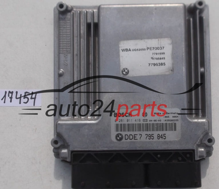 CALCULATEUR MOTEUR BMW BOSCH 0 281 011 416