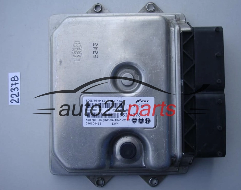 KOMPUTER STEROWNIK SILNIKA FIAT 500 MJD 9DF.X2, MJD9DFX2, 55274378
