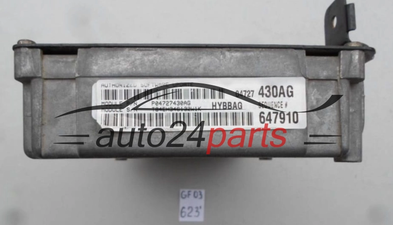 KOMPUTER STEROWNIK SILNIKA CHRYSLER VOYAGER P04727430AG, 04727430AG, 04745860