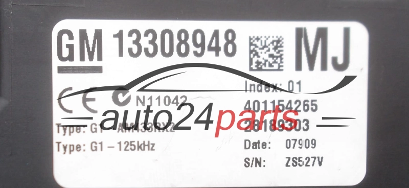 CENTRALKA MODUL STEROWNIK BSI OPEL CORSA D 13308948 MJ, 28189303