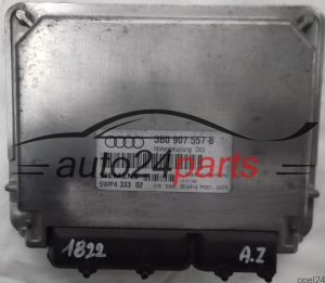 CALCULATEUR MOTEUR AUDI A4 1.6 AHL 3B0907557B, 3B0 907 557 B, SIEMENS 5WP4333 02, 5WP4 333 02