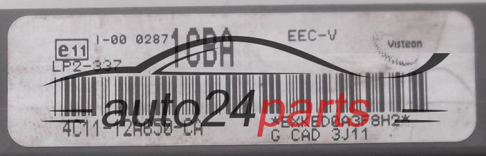 KOMPUTER STEROWNIK SILNIKA FORD TRANSIT 2.4 TDCI VISTEON 4C11-12A650-CA