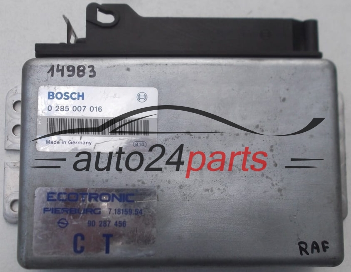 BOSCH 0 285 007 016, 0285007016, PIERBURG 7.18159.54, 71815954, 90 287 456, 90287456
