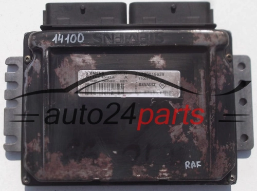 KOMPUTER STEROWNIK SILNIKA RENAULT CLIO SIEMENS S110036314 A, S110036314A, 8200019639, 7700110471 - 