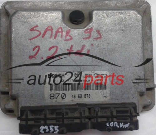 KOMPUTER STEROWNIK SILNIKA SAAB 9-3 2.2 TID BOSCH 0281001617, 0 281 001 617, 46 62 870 4662870 