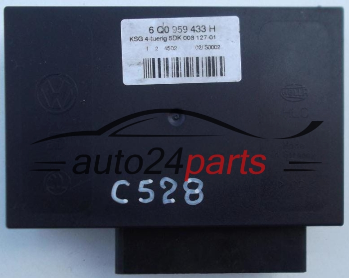 CENTRALKA MODUL STEROWNIK KOMFORTU VOLKSWAGEN SEAT SKODA HELLA 5DK 008 127-01