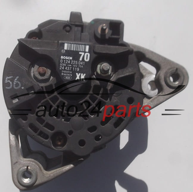Alternateur OPEL CORSA COMBO MERIVA 1.0 1.2 BOSCH 0 124 225 041,  24 437 119 XK