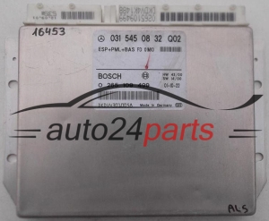 STEUERGERAT ABS ESP+PML+BAS MERCEDES W210 031 545 08 32, 0315450832, A 031 545 08 32 BOSCH 0265109499, 0 265 109 499