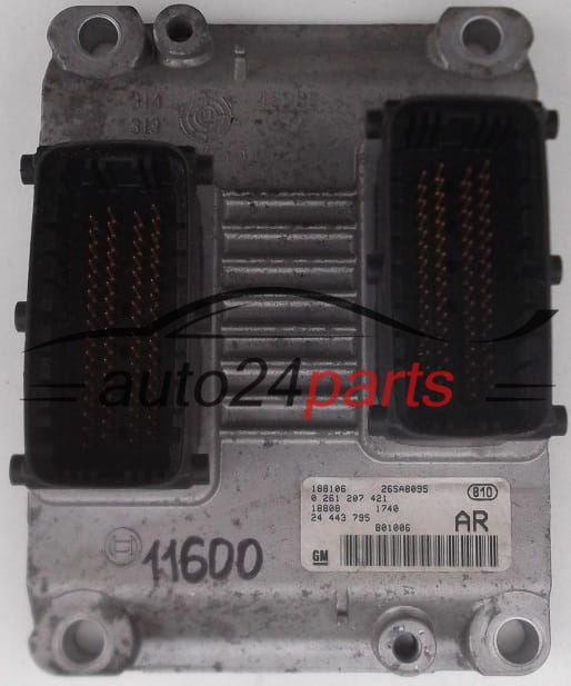 MOTORSTEUERGERÄT ECU STEUERGERÄT OPEL CORSA C 1.0 Z10XE BOSCH 0 261 207 421