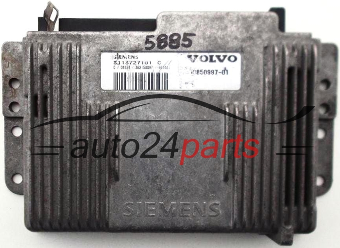 KOMPUTER STEROWNIK SILNIKA VOLVO V40 S40 2.0 S113727101 C, 30850997-01, 3085099701
