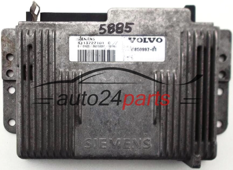 KOMPUTER STEROWNIK SILNIKA VOLVO V40 S40 2.0 S113727101 C, 30850997-01, 3085099701