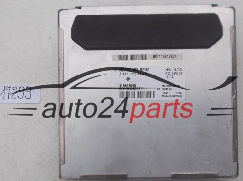 MOTORSTEUERGERÄT ECU STEUERGERÄT MERCEDES W203 C180 C200 SIEMENS 5WK90402 1