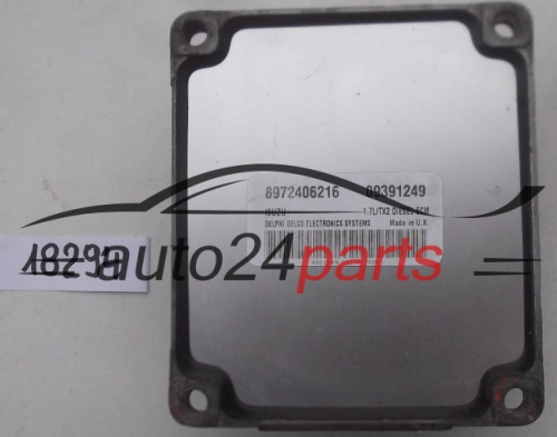 KOMPUTER STEROWNIK SILNIKA OPEL ASTRA 1.7 DTI DELPHI DELCO 09391249, ISUZU 8972406216