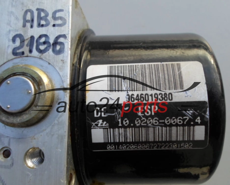 ABS POMPA I STEROWNIK CITROEN C5 9646019380, ATE 10.0206-0067.4