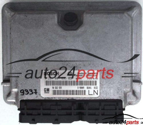 MOTORSTEUERGERÄT ECU STEUERGERAT OPEL OMEGA B 2.0DTI, BOSCH 0 281 001 635, 0281001635, 90 565 939 LN, 90565939 LN 