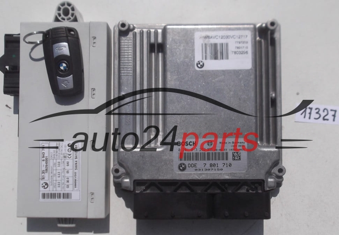 CALCULATEUR MOTEUR BMW E87 118 3 E90 318 2.0 DIESEL BOSCH 0281013252, 0 281 013 252, DDE 7801710