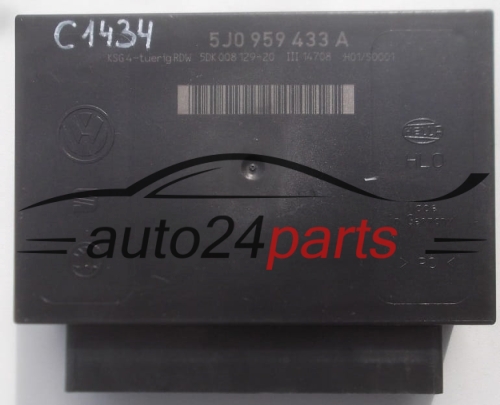 CENTRALKA MODUL STEROWNIK KOMFORTU BSI SKODA FABIA 5J0 959 433 A, 5J0959433A, 5DK 008 129-20, 5DK008129