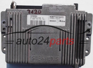 MOTORSTEUERGERÄT ECU STEUERGERAT RENAULT CLIO MEGANE LAGUNA 1.6 S1 15301 102 C, S115301102C, HOM7700110372, 7700110935