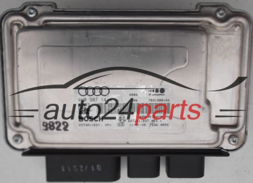 Lenkungssteuergerät Servolenkung Lenkung Steuergerät AUDI A8 BOSCH 0273011037, 4H0 907 144 A