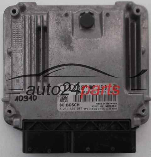 MOTORSTEUERGERÄT ECU STEUERGERAT AUDI A3 1.8 TFSI BOSCH 0 261 S04 087, 0261S04087, 8P7 907 115 D, 8P7907115D 