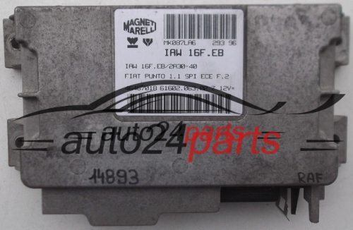 MOTORSTEUERGERÄT ECU STEUERGERAT FIAT PUNTO 1.1 MAGNETI MARELLI IAW 16F.EB, IAW16FEB, 46467018, 61602.063.02, 6160206302