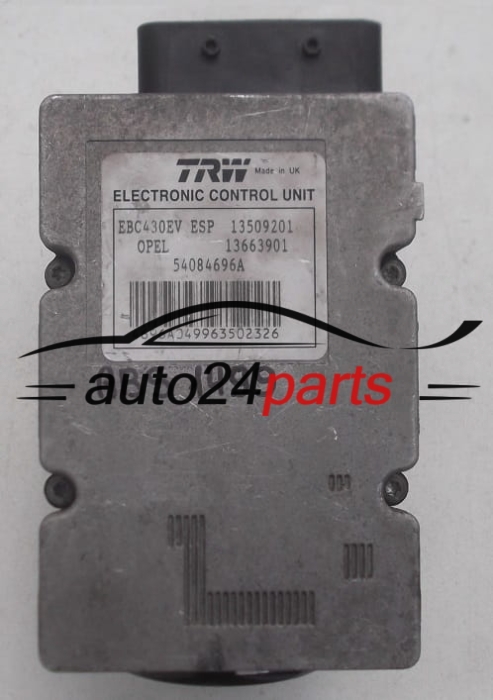 BOMBA HIDRAULICA Y CENTRALITA ABS  VECTRA C SIGNUM GM 09191497, TRW 13663901, 13509201M, 13663901, 54084696A