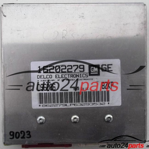 ECU CENTRALITA DE MOTOR OPEL CORSA B 1.4, 16202279 GE, 16202279GE, D96006 BZKP, D96006BZKP 