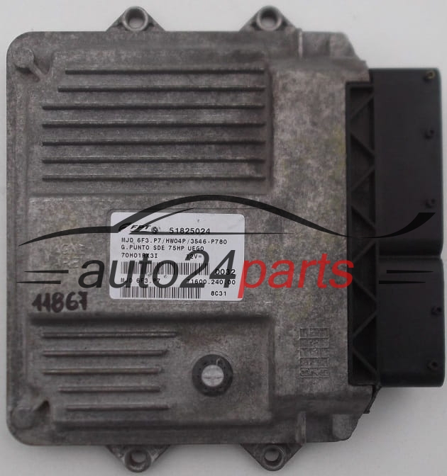 CALCULATEUR MOTEUR FIAT GRANDE PUNTO 1.3 JTD MAGNETI MARELLI MJD 6F3.P7