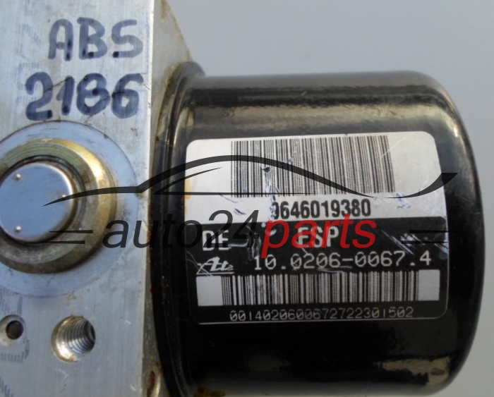 BOMBA HIDRAULICA Y CENTRALITA ABS CITROEN C5 9646019380, ATE 10.0206-0067.4