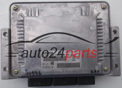 KOMPUTER STEROWNIK SILNIKA PEUGEOT 607 BOSCH 0 261 206 742,  96 398 631 80