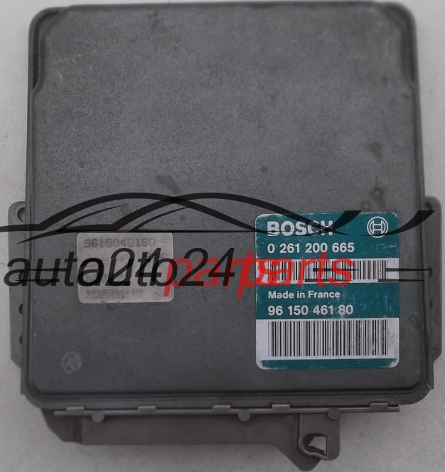 CALCULATEUR MOTEUR CITROEN ZX PEUGEOT 405 1.8 BOSCH 0 261 200 665, 0261200665, 96 150 461 80, 9615046180