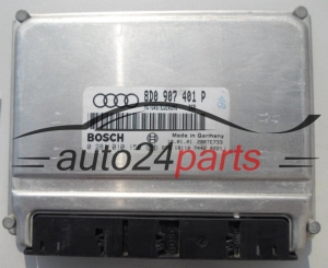 MOTORSTEUERGERÄT ECU STEUERGERÄT AUDI A4 B5 2.5 TDI BOSCH 0 281 010 158, 0281010158, 8D0 907 401 P, 8D0907401P 