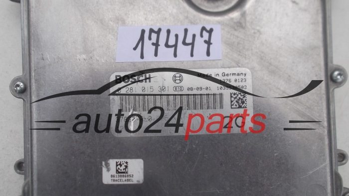 KOMPUTER STEROWNIK SILNIKA HONDA ACCORD 2.2, BOSCH 0 281 015 301, 0281015301, 37820-RL0-G23 2G