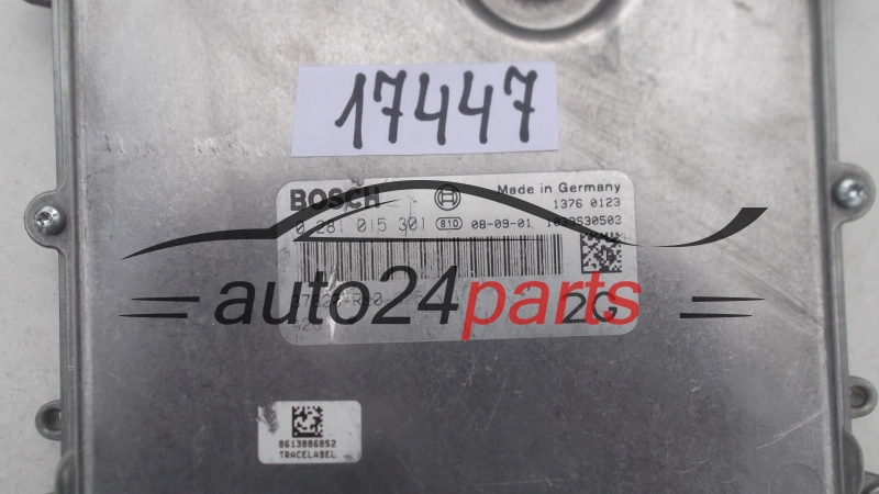 KOMPUTER STEROWNIK SILNIKA HONDA ACCORD 2.2, BOSCH 0 281 015 301, 0281015301, 37820-RL0-G23 2G
