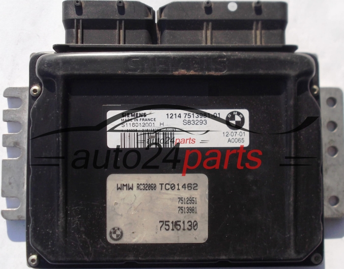 ECU CENTRALITA DE MOTOR MINI COOPER 1.6 SIEMENS S118012001H, S83293, 1214751398101
