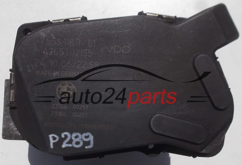 Przepustnica powietrza BMW 3 ER E91 A2C53112155 7556118001