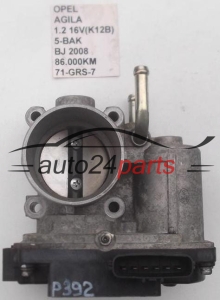 PRZEPUSTNICA POWIETRZA OPEL AGILA 1.2 16V (K12B) 5-BAK 86.000KM 71-GRS-7, 71GRS7 - P392, P393