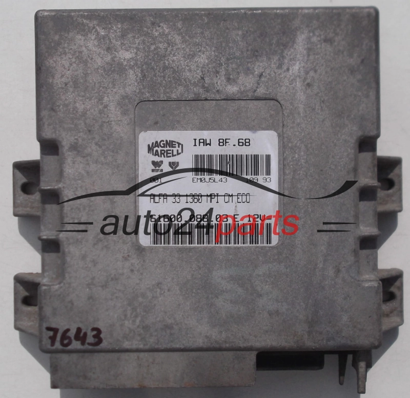 Komputer sterownik silnika Alfa Romeo 33 1.7 IAW 8F.68 6160008803E